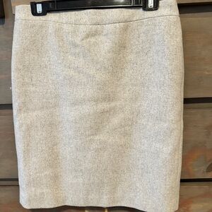 J Crew Wool blend pencil skirt